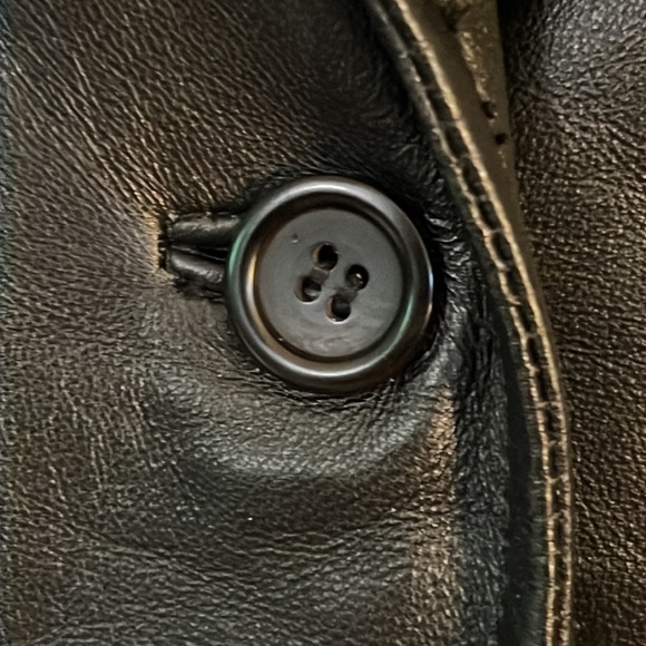 Pamela McCoy Black Studded exquisite leather jacket - Picture 4 of 13